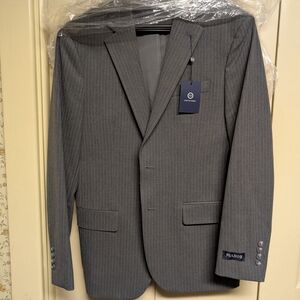 Jos. A. Bank Charcoal Pinstripe Blazer